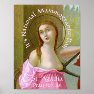 Affiche Rose Ste Agathe (M 003)