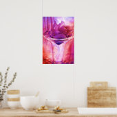 affiche rose violet (Cuisine)