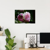 Affiche Roses Roses - Duo Épanoui (Bureau à domicile)