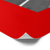 affiche rouge yosemite (Coin)