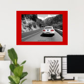 affiche rouge yosemite (Bureau à domicile)