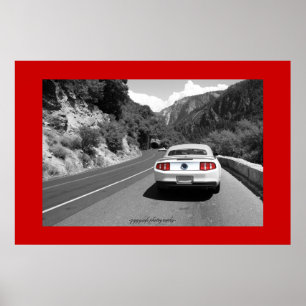 affiche rouge yosemite