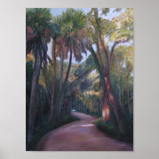 AFFICHE ROUTIÈRE DE LA PLANTATION DE CREEK BULOW (Devant)