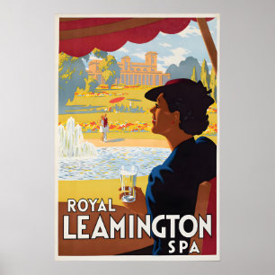 Affiche Royal Leamington Spa Voyage Britannique Vi