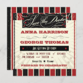 Affiche Rustique : Rouge & Noir Carte de Voeux de  (Devant / Derrière)