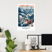 Affiche Saalbach Autriche 1 (Bureau à domicile)