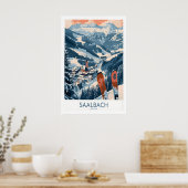 Affiche Saalbach Autriche 1 (Cuisine)
