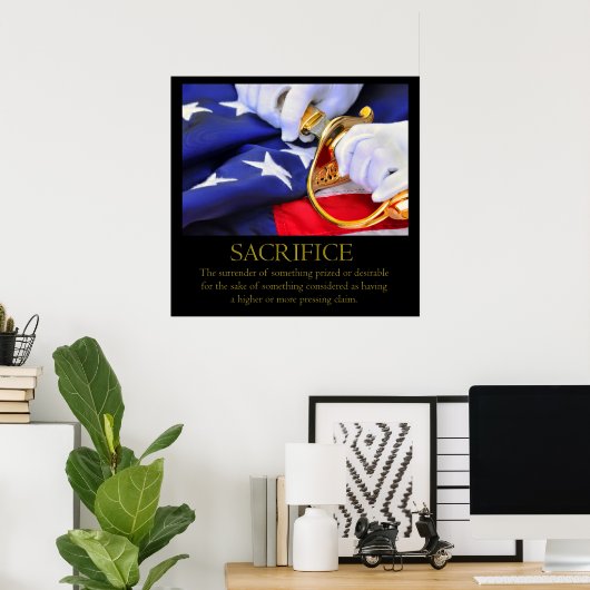 Affiche Sacrifice (Bureau à domicile)