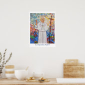 Affiche Saint-Pape Jean-Paul II (Cuisine)