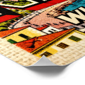 Affiche Salutations Vintage de Naples (Coin)