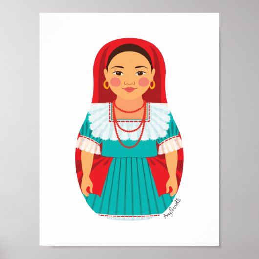 Affiche salvadorienne Matryoshka (Devant)