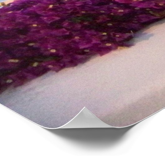 affiche Santorin Grèce (Coin)