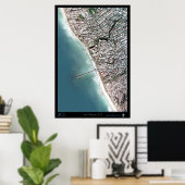 affiche satellite de San Clemente, Californie (Bureau à domicile)