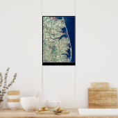 Affiche satellite du Delaware Seashore (Cuisine)