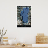 Affiche satellite du lac Tahoe Californie/Nevada (Cuisine)