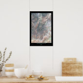 Affiche satellite du parc national de Bryce Canyon (Cuisine)