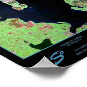 Affiche satellite écossaise (Coin)