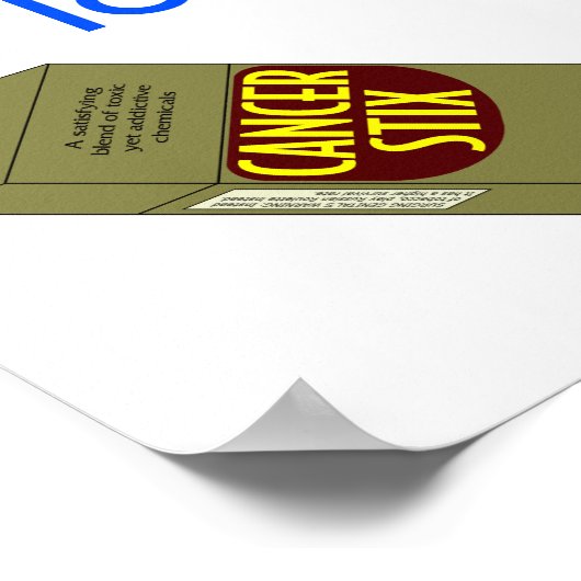 Affiche satirique anti-tabac (Coin)