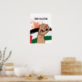 Affiche Save Palestine (Cuisine)