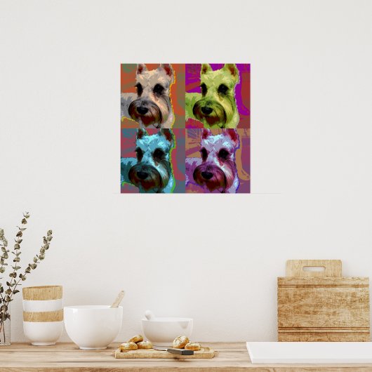 Affiche Schnauzer (Cuisine)