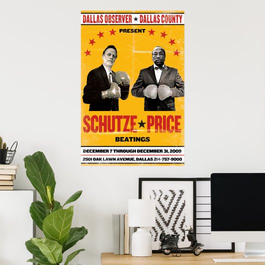 Affiche Schutze c. Prix (Bureau à domicile)