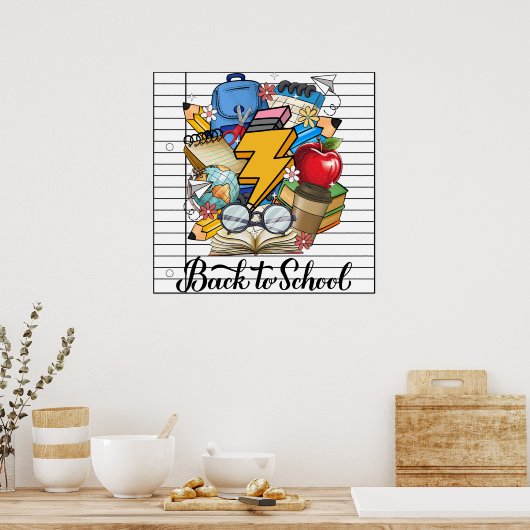 Affiche scolaire (Cuisine)