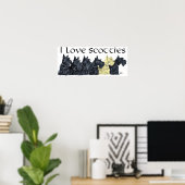 Affiche Scottish Terrier (Bureau à domicile)