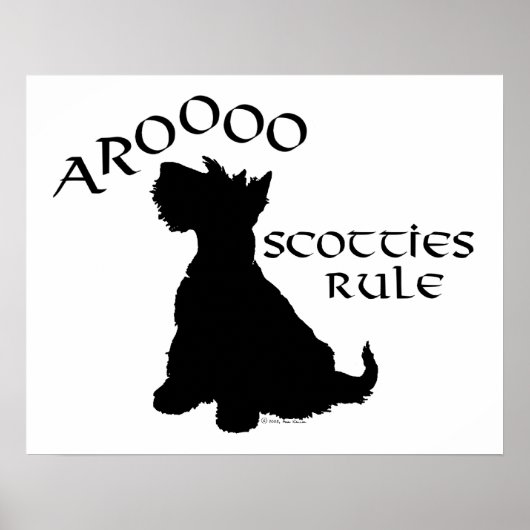Affiche Scottish Terrier (Devant)