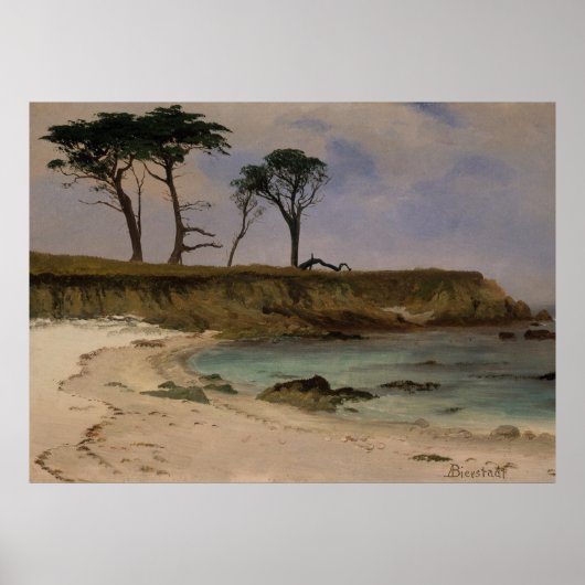 Affiche Sea Cove d'Albert Bierstadt (Devant)