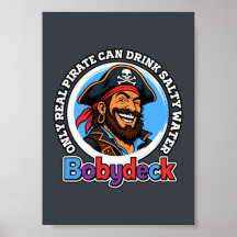 Affiche semi-brillant Citation Drôle de Capitaine