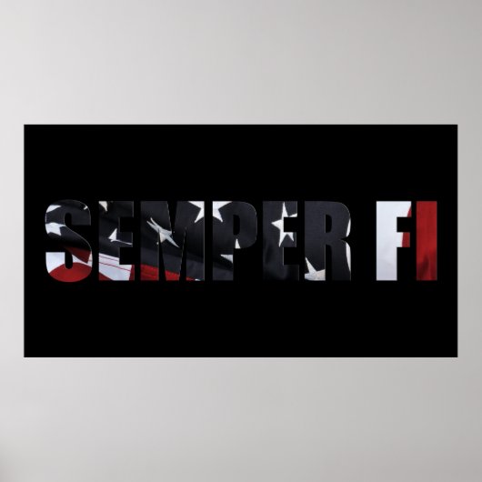 Affiche Semper Fi (Devant)