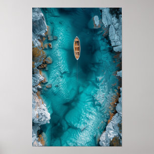 Affiche Serene Aerial View de Ice Lake