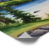 Affiche Serene Mountain and Trees (Coin)