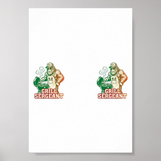 Affiche Sergent Grill Bigfoot Drôle (Devant)
