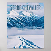 Affiche Serre Chevalier Station de ski (Devant)