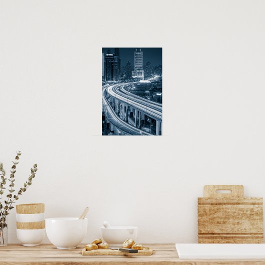 Affiche Shanghai Overpass 1 (Cuisine)