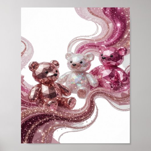 Affiche Sharp Silver THREE DIAMOND TEDDIES (Devant)