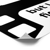 Affiche Signe Drôle de Casting Incroyable (Coin)