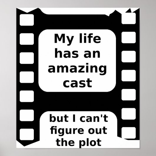 Affiche Signe Drôle de Casting Incroyable (Devant)