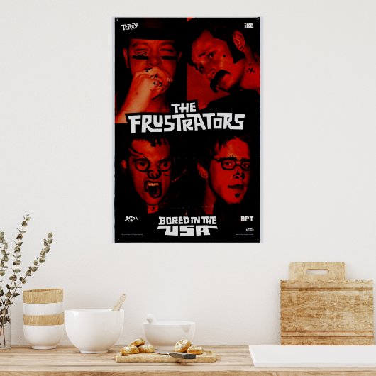 Affiche signée par des Frustrateurs (Cuisine)
