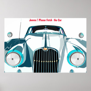 Affiche S'il Vous Plaît Apporter La Voiture
