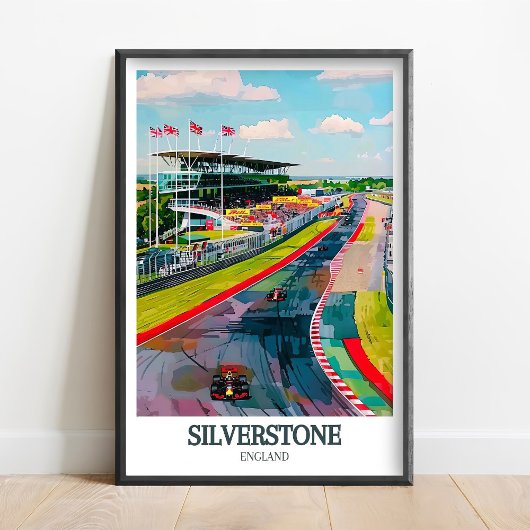 Affiche Silverstone - Impression Silverstone - Sil