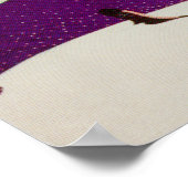 Affiche Ski Vintage Rétro Jasper Canada (Coin)