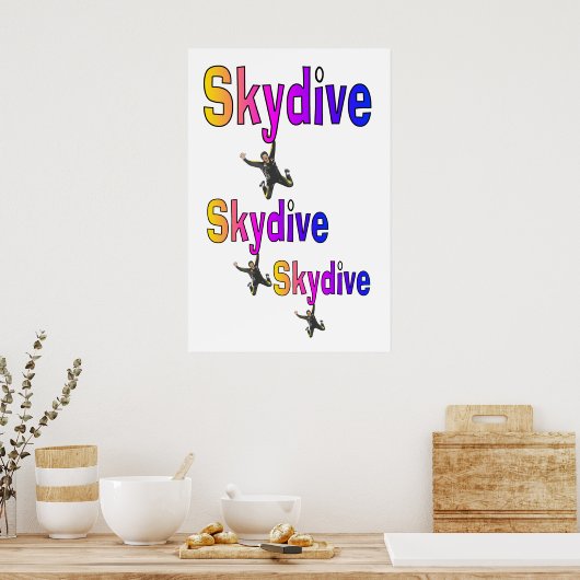 Affiche Skydive (Cuisine)