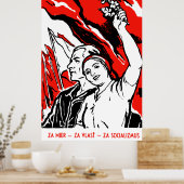Affiche socialiste de 1935 (Cuisine)