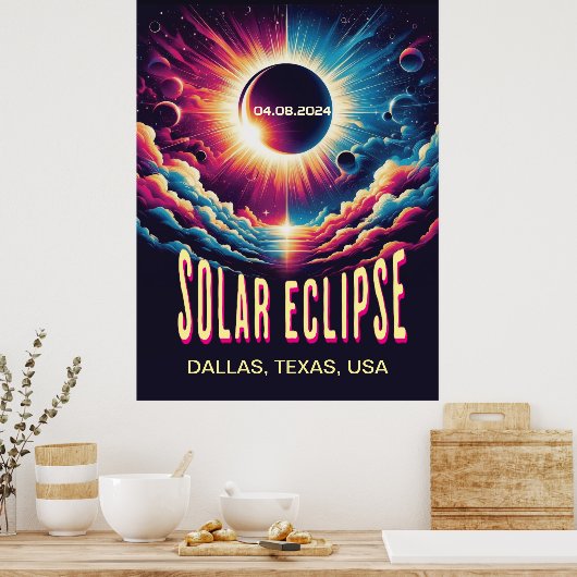 Affiche Solaire Eclipse (Cuisine)