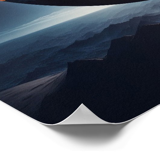 Affiche Solaire Eclipse (Coin)