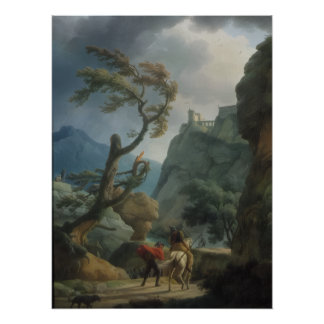 Affiche Soldats dans une gorge de montagne (1789)