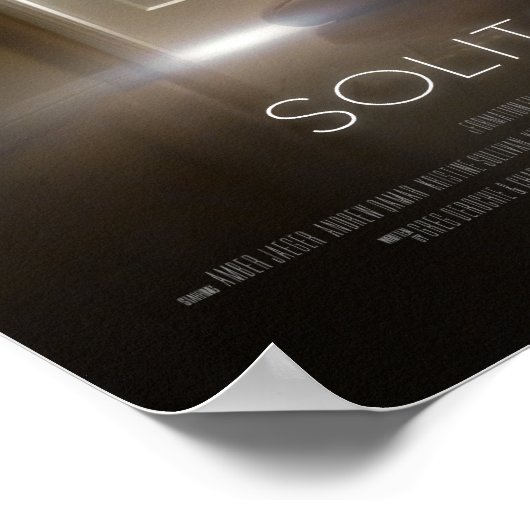 Affiche solitaire 11x17 (Coin)