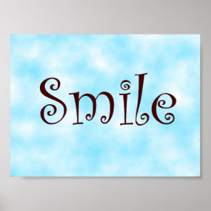 Affiche souriante